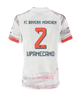 Billige Fotballdrakt Bayern Munich Dayot Upamecano #2 Replika Bortedrakt Dame 2025-26 Kortermet Billige Fotballdrakt Bayern Munich Dayot Upamecano #2 Replika Bortedrakt Dame 2025-26 Kortermet